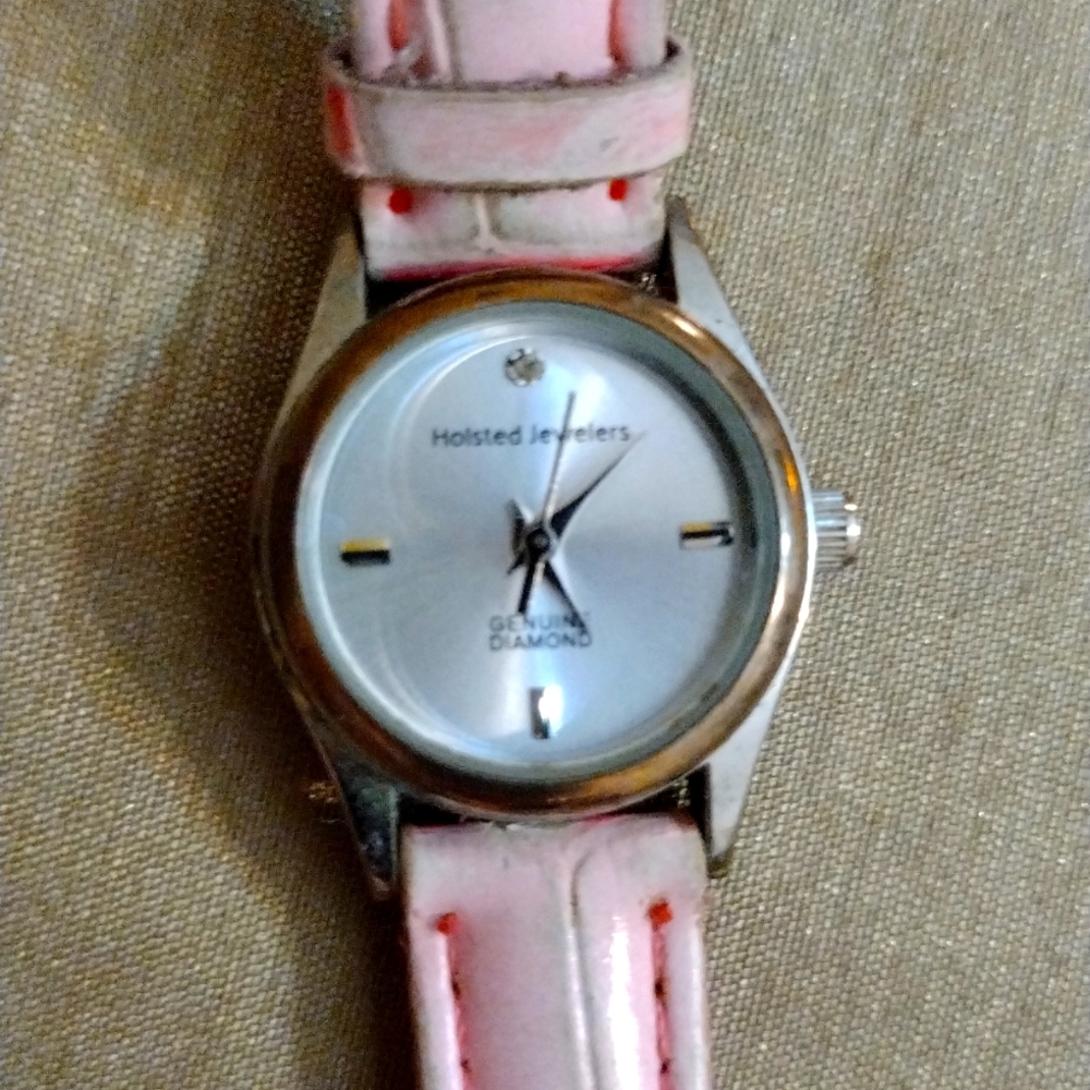 HOLSTED JEWELERS LADIES Genuine Diamond Watch